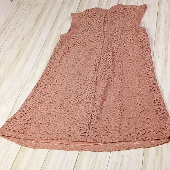 HeartSoul Lace Mini Dress Pink Size Medium - Picture 9 of 16
